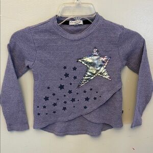 Appaman Kids Purple Star Long Sleeve Top